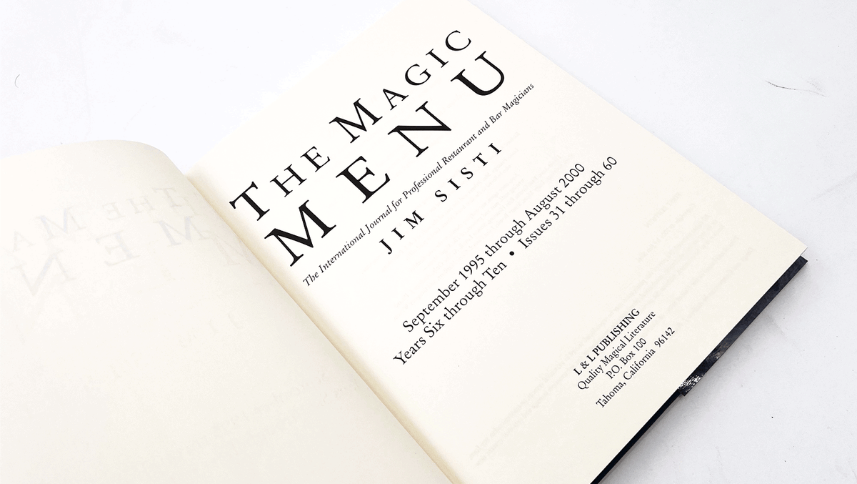 Magic Menu: Vol 6 through 10 by L&L Publishing