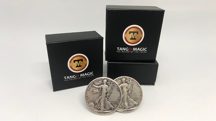 Tango Silver Line T.U.C. (D0117) Walking Liberty Half Dollar (w/DVD) by Tango - Trick