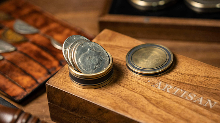 M Box Luxury Set (Half Dollar) by Artisan Coin & Jimmy Fan - Trick