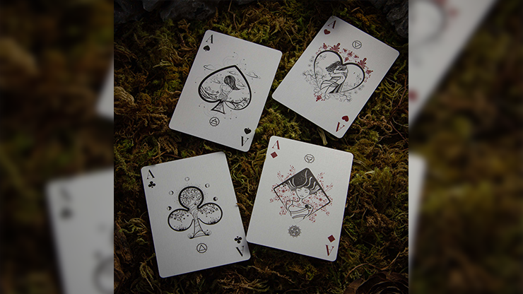 Fillide: A Sicilian Folk Tale Playing Cards V2 (Forest Green) by Jocu