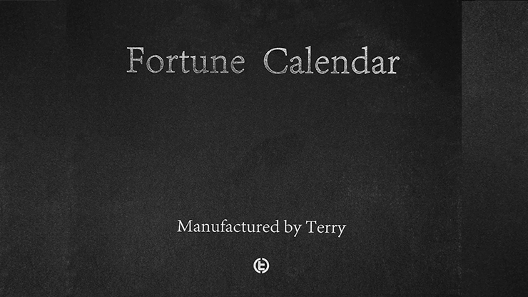 Fortune Calendar (Walnut) by TCC and Terry Chou