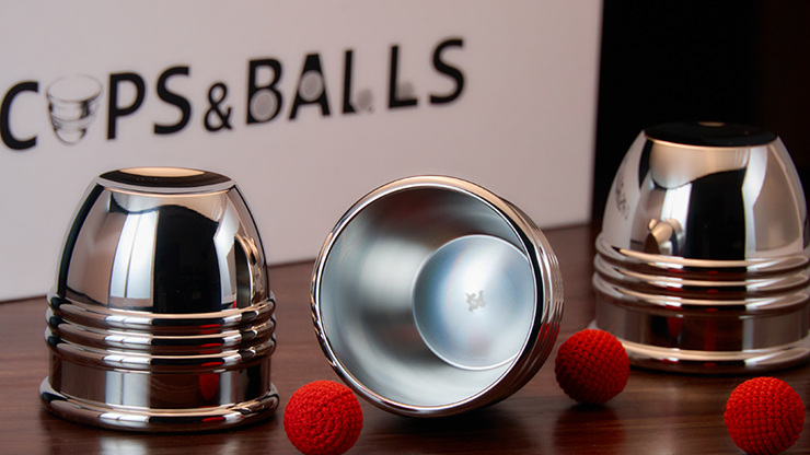 Cups and Balls Set SMALL (Stainless-Steel) by Bluether Magic and Raphael