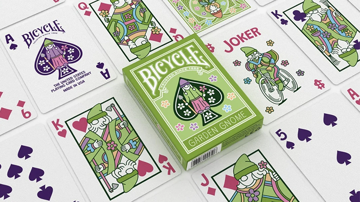 Bicycle Garden Gnome by US Playing Card Co